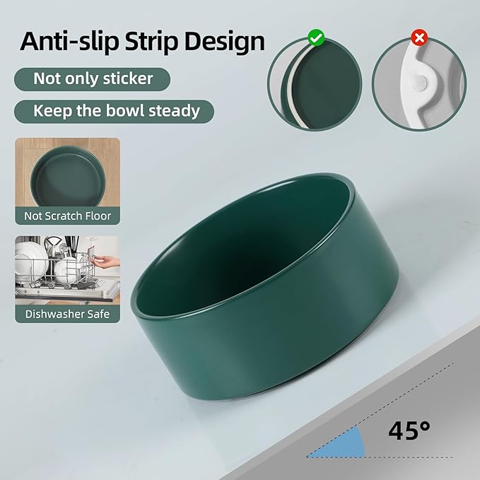 Ceramic Dog Bowl, Food and Water Bowl