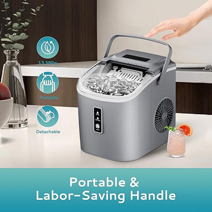EUHOMY Countertop Ice Maker Machine