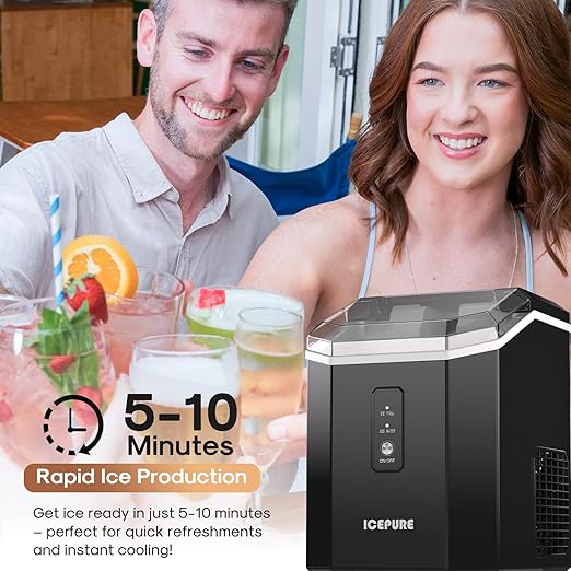 ICEPURE Nugget Ice Makers Countertop