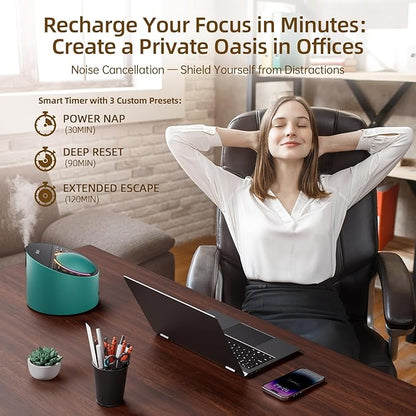 Sound Machine & Aroma Diffuser Pro 4-in-1 Sleep System, Premium Metal Shell