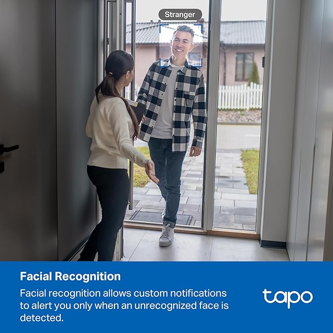 Tapo 4K Indoor Pan/Tilt Wired Security Camera