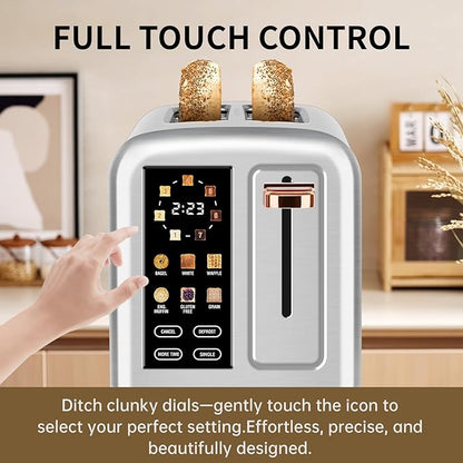 SEEDEEM Toaster 2 Slice, Real Touch Screen