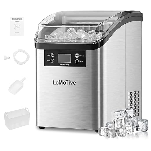 Countertop Clear Ice Cube Maker Machine