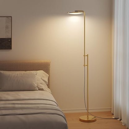 SUNMORY 32W/3000LM Floor Lamps, Super Bright LED Standing Lamp with Remote Control, Adjustable Tall Lamp with 350°Rotating Head, Modern Dimmable Torchiere Corner Lamp for Living Room, Bedroom, Office