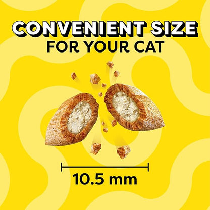 Temptations MixUps Catnip Fever Flavor Crunchy and Soft Cat Treats, 3 oz. Pouch (Pack of 12)