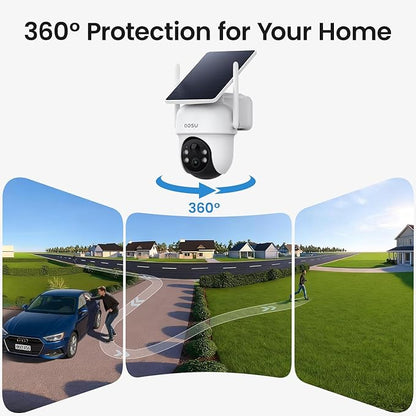 aosu Security Cameras Outdoor Wireless, 4 Cam-Kit, No Subscription,