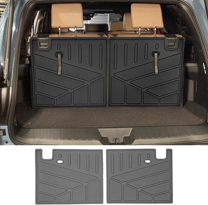 3rd Row Seat Back Mat for 2025 2026 Toyota 4Runner 7 Seats Gas, Backrest Mats Rear Seatback Cover All Weather TPE Protector Cargo Liner Accessories(Not for Hybrid EV/i-Force MAX)