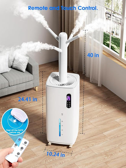 MONISEN 26L/5.7Gal Humidifier Large Room 3000 ft², Supersized Cool Mist