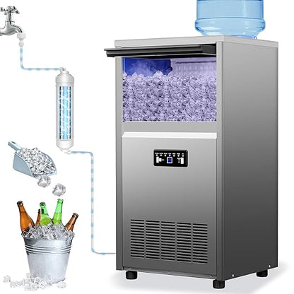 Ice Maker Commercial Ice Maker Machine 150lbs/24H