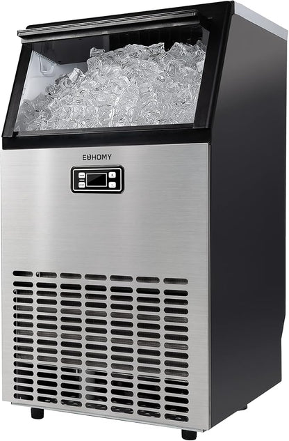 EUHOMY Commercial Ice Maker Machine