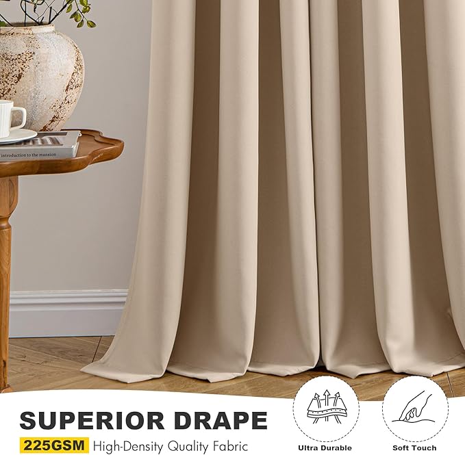 MIULEE Short Curtains for Windows