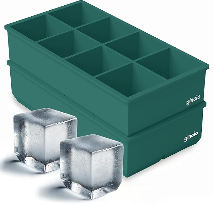 Ice Cube Molds – 2-Pack Silicone Trays