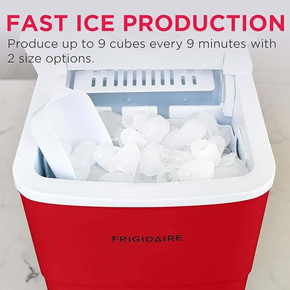 Frigidaire EFIC108 Counter top Portable, 26 lb per Day Compact Ice Maker Machine