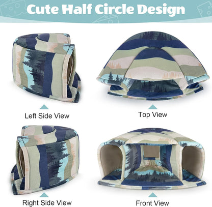 Unicorn Catcher Guinea Pig Hideout Large Guinea Pig Bed Cozy Guinea Pig House Warm Guinea Pig Tunnel Washable Guinea Pig Accessories for Small Pet Hamster/Chinchilla/Bunny