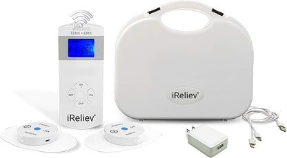 iReliev Wireless TENS + EMS Therapeutic Wearable System Wireless TENS Unit +