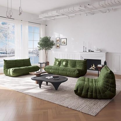 Selyteramy Oversized Bean Bag Chairs for Adults, Giant Beanbag Chair with Memory Foam, Comfy Lounge Chair Lazy Sofa for Apartment, Living Room, Bedroom, Office(Teddy Fabric)