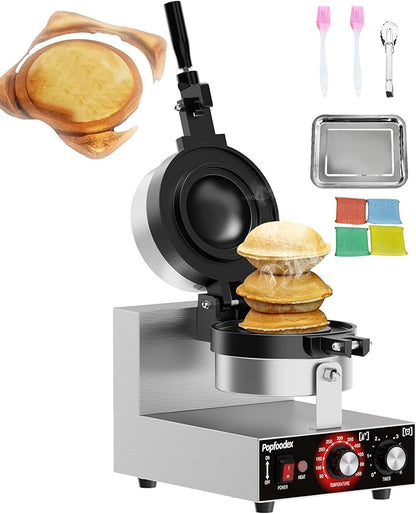 Ufo Burger Maker Machine, 110V Electric Ufo Sandwich Maker w/Adjustable