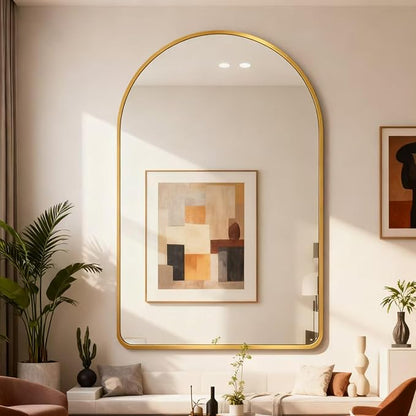 20x28 inch Gold Arched Mirror for Bathroom Vanity Mirror or Wall Decor Arch