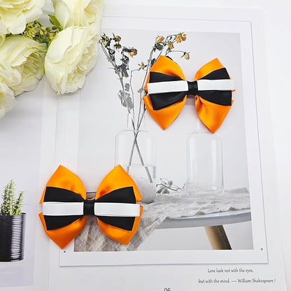 2Pcs Fish Hair Bow Clips Ocean Theme Accessories for Halloween Costume Dress up Birthday Party Supplies 3.5 Inch