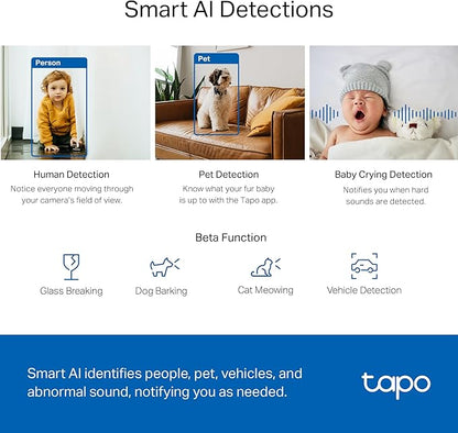 TP-Link Tapo 2K QHD Pan/Tilt Security Camera