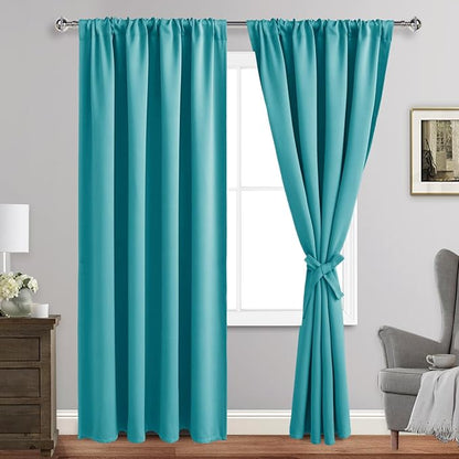JIUZHEN Blackout Curtains for Bedroom