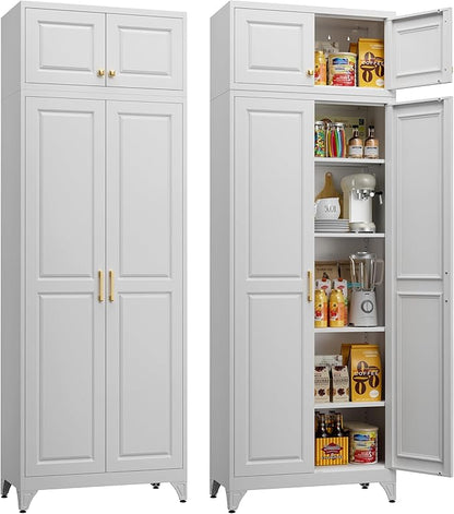 Kitchen Pantry Storage Cabinets, Utility Kitchen Cupboard, Large Steel Cabinets