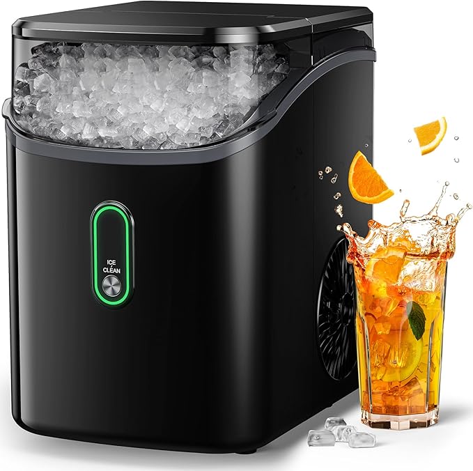 Silonn Nugget Ice Maker Countertop, Pebble Ice Maker