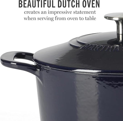 Martha Stewart Gatwick 4 Quart Enamel Cast Iron Dutch Oven