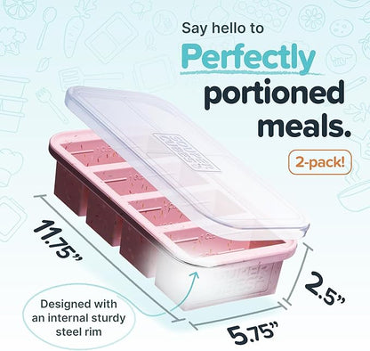 Souper Cubes 1 Cup Silicone Freezer Molds
