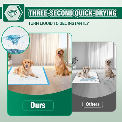 IMMCUTE Dog Pee Pads Extra Large, 36" x 44", 30 Ct, Jumbo-Size Pee Pads for Dogs, Thicken Puppy Pads XL Pet Training Pads, Super Absorbent & Leak-Proof Potty Pads for Dogs