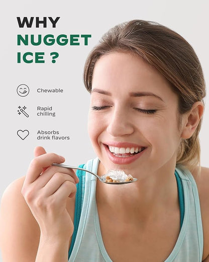 Silonn Nugget Ice Maker Countertop, Pebble Ice Maker