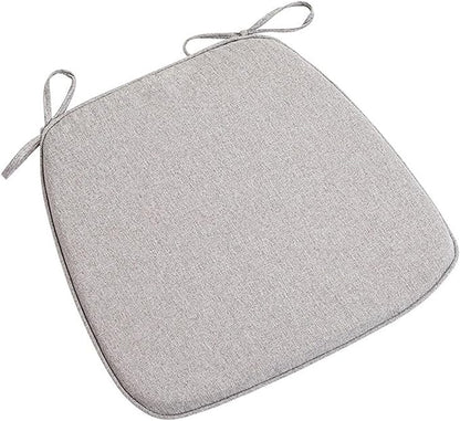 Chair Pads with Ties 18x17, Memory Foam Kitchen Chair Cushions with Ties 18 Inch, Non Slip Chair Pads for Dining Chairs Set of 2 4 6, Seat Cushions Covers Washable and Removable with Zipper,K,1