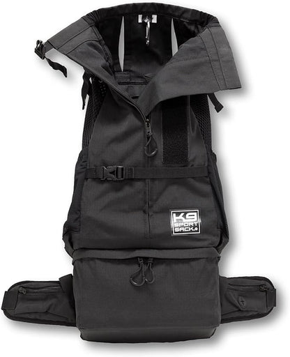 K9 Sport Sack Knavigate - X-Large, Midnight Black - Ideal for Dogs with 23-25” Back Length - Adjustable, Backpack-Style Carrier with Internal Frame & Padded Hip Belt