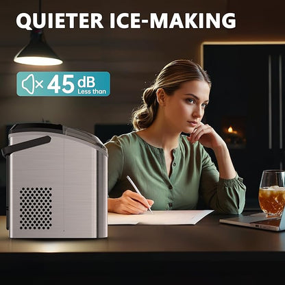 EUHOMY Nugget Ice Maker Countertop