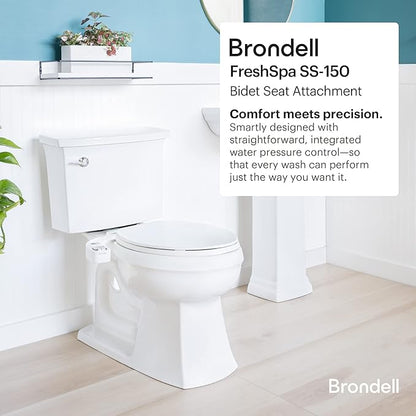 Brondell FSP-150 FreshSpa Thinline Precision Essential Bidet Attachment