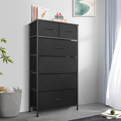 Mifuro Tall Dresser for Bedroom, Vertical Storage Organizer Tower