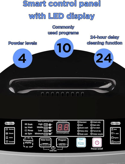 17.7 lbs Full Automatic Washing Machine