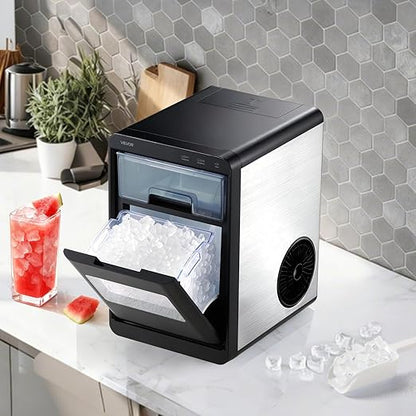 VEVOR Countertop Ice Maker, 44 lbs per Day, Self-Cleaning Portable Machine