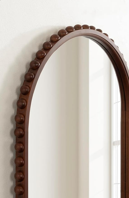 Kate and Laurel Beadbrook Modern Beaded Arched Mirror