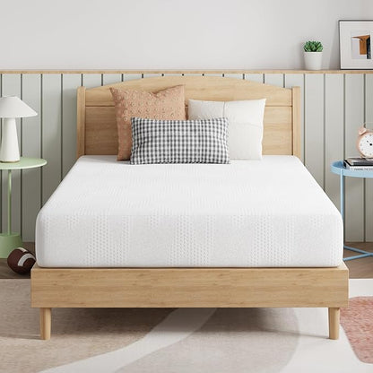 Novilla Full Size Mattress, 8 Inch Full Size Mattress in a Box, Gel Memory Foam Mattresses with Comfort Foam for Cooling Night Sleep, Pressure Relief, CertiPUR-US Certified