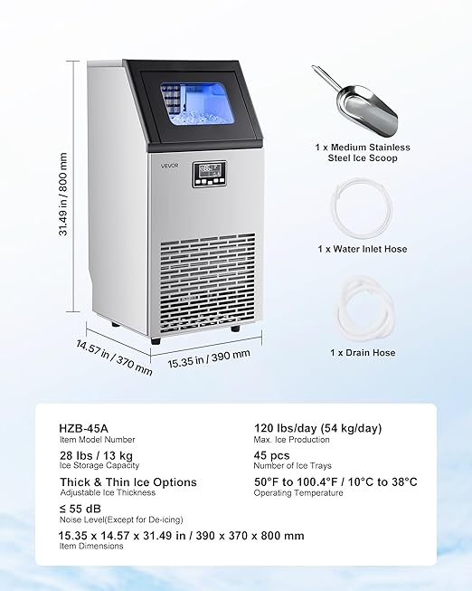 VEVOR Commercial Ice Maker Machine