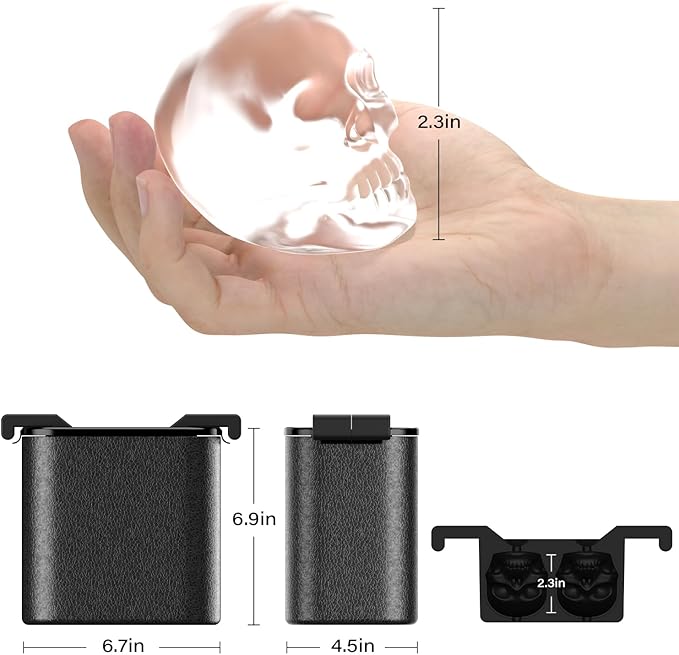 Skull 3D Ice Ball Maker