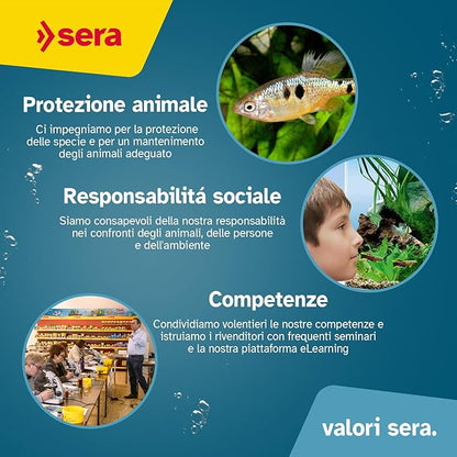 Sera Discus Granules Nature 10l (147,1 oz) | Main Feed for All Discus & Ornamental Fish | Rich in Aquatic Proteins & Minerals | No Dyes or Preservatives | Boosts Growth, Health & Fertility