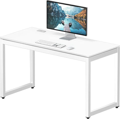 SHW 48-Inch Commercial-Grade Office Computer Desk, White