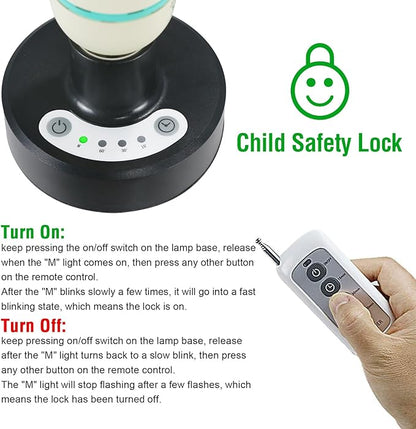 36Watts UV Sanitizer Lamp with Remote Control Powerful UVC Light with E26 Base
