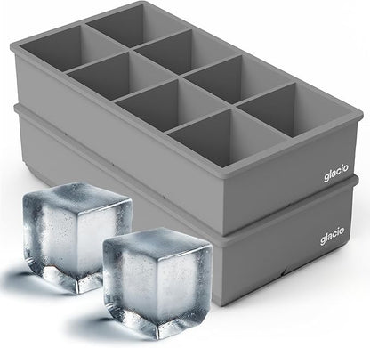 Ice Cube Molds – 2-Pack Silicone Trays