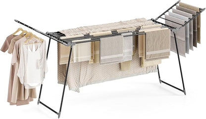 APEXCHASER Clothes Drying Rack Foldable, Large Drying Rack