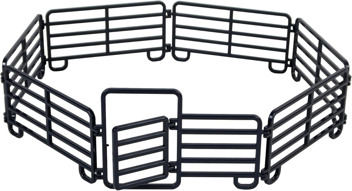 Big Country Toys 7-Piece Corral Fence Panel Set - 1:20 Scale - Farm Toys - Toy Fence Panels