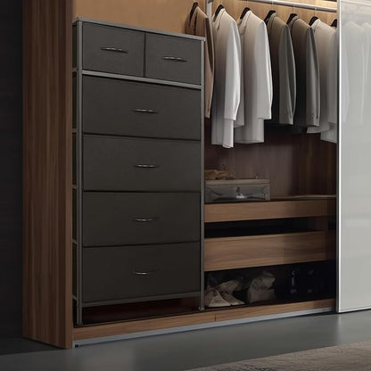 Mifuro Tall Dresser for Bedroom, Vertical Storage Organizer Tower
