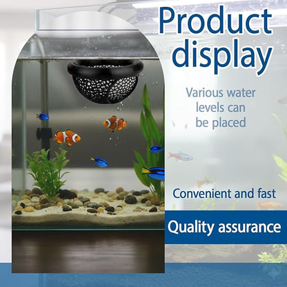 Betta Fish Toys, 4 Piece Aquarium Decor Set, Fish Tank Accessories for Stimulation and Rest